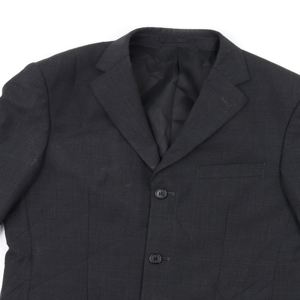Charlton Grey Mens Grey   Jacket Suit Jacket Size 38