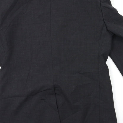Charlton Grey Mens Grey   Jacket Suit Jacket Size 38