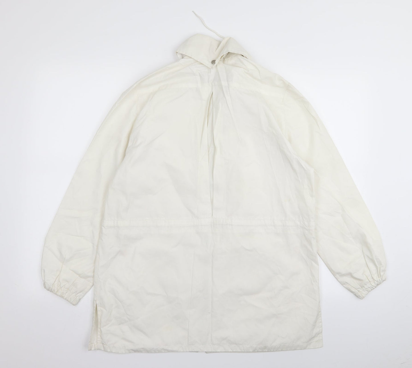 Preworn Womens White   Jacket Coat Size 8