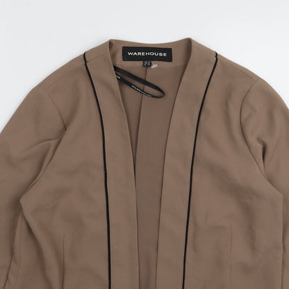 Warehouse Womens Beige   Jacket Blazer Size 6