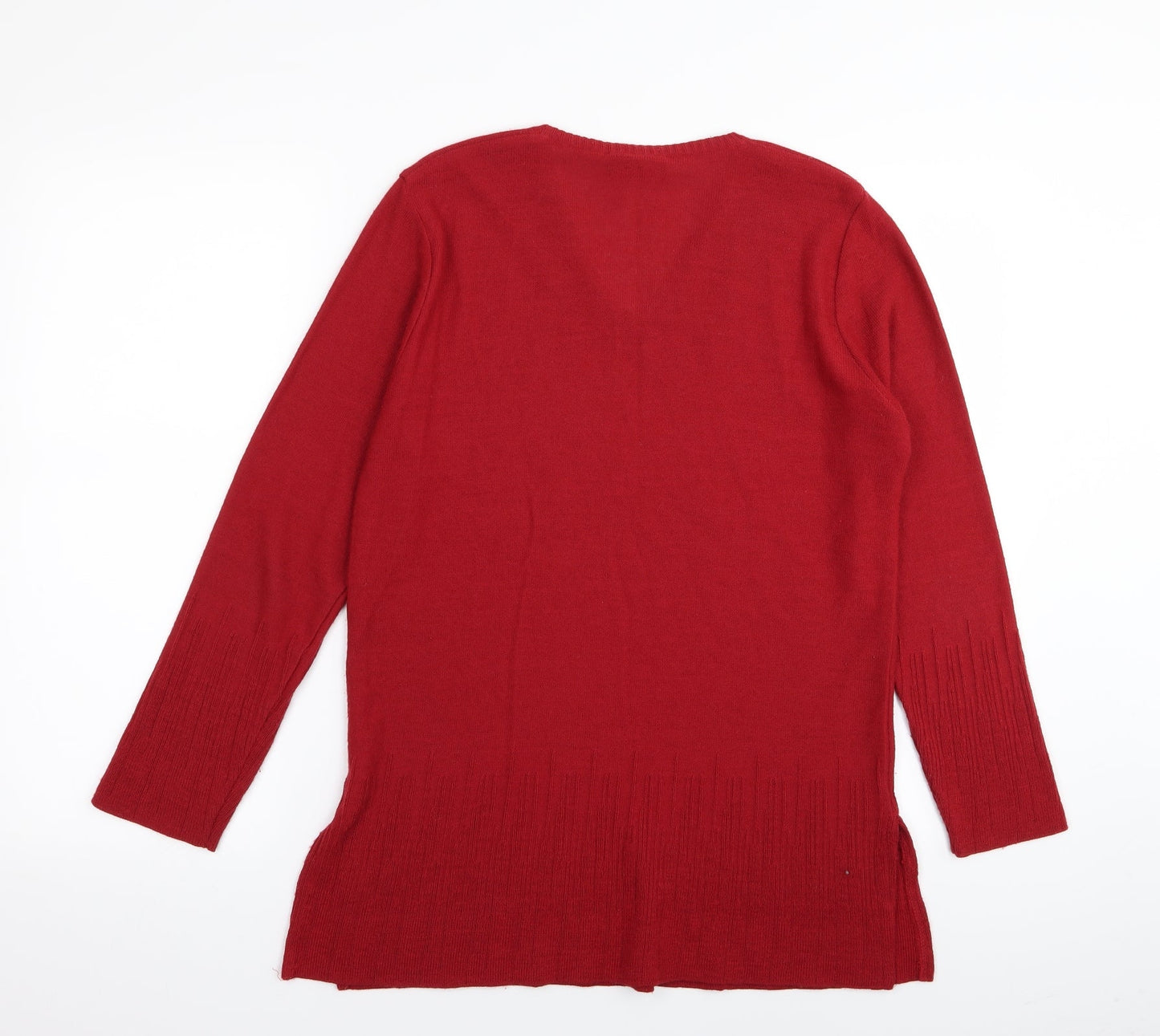 brivivi Womens Red   Pullover Jumper Size 6