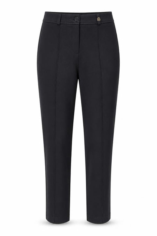 Basler Women's Grey Cotton Trousers Size 32 in