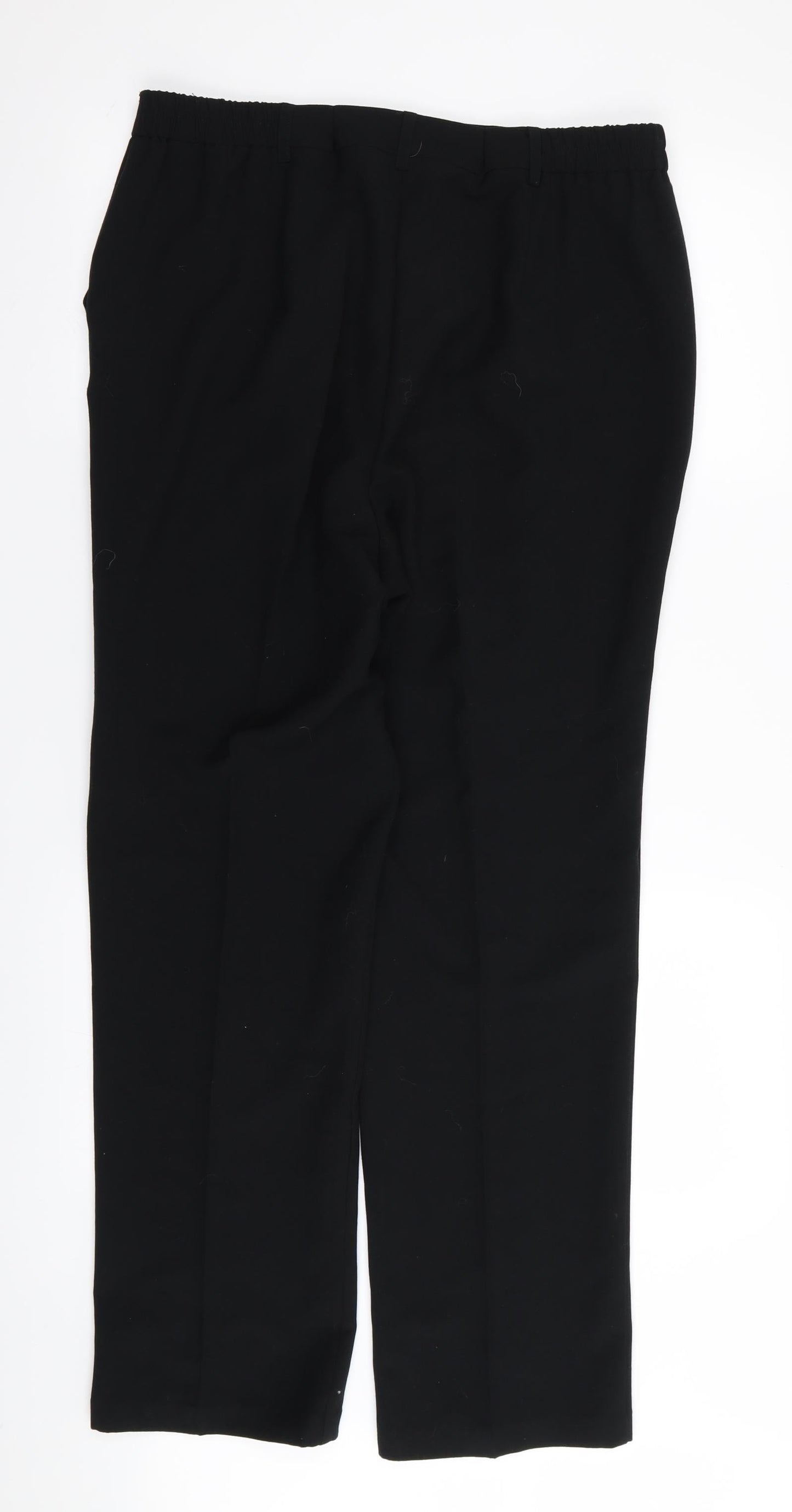 Preworn Womens Black   Trousers  Size 32 in L31 in