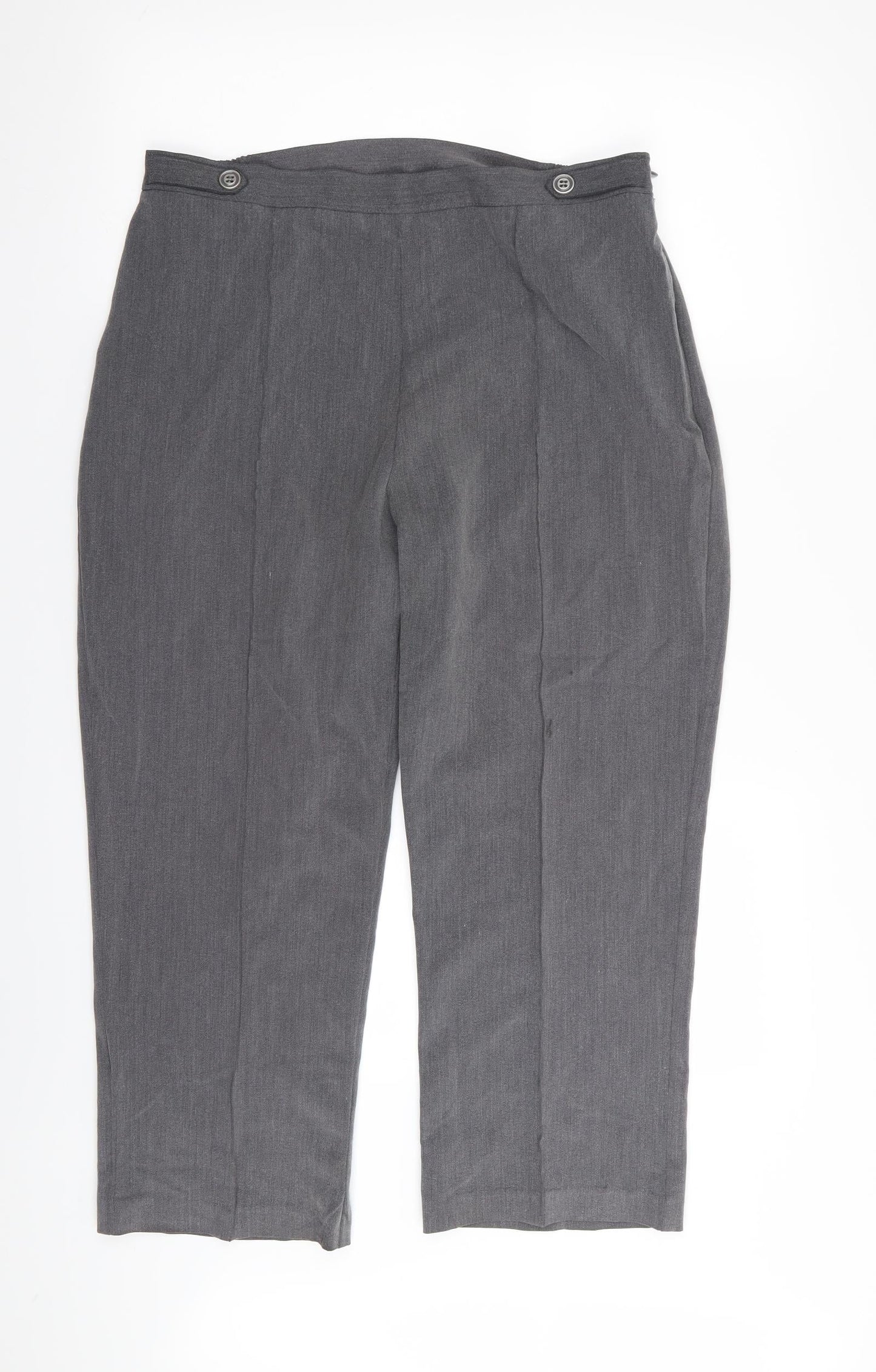 sarah hamilton Womens Grey   Trousers  Size 16 L25 in