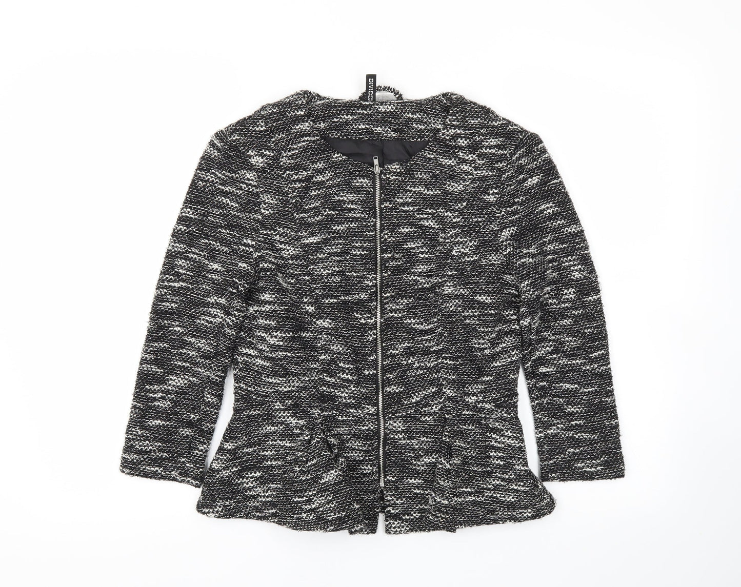 H&M Womens Grey   Jacket Coat Size 12