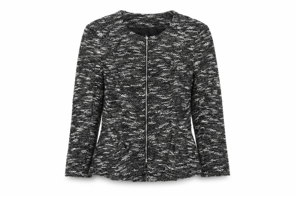 H&M Womens Grey   Jacket Coat Size 12