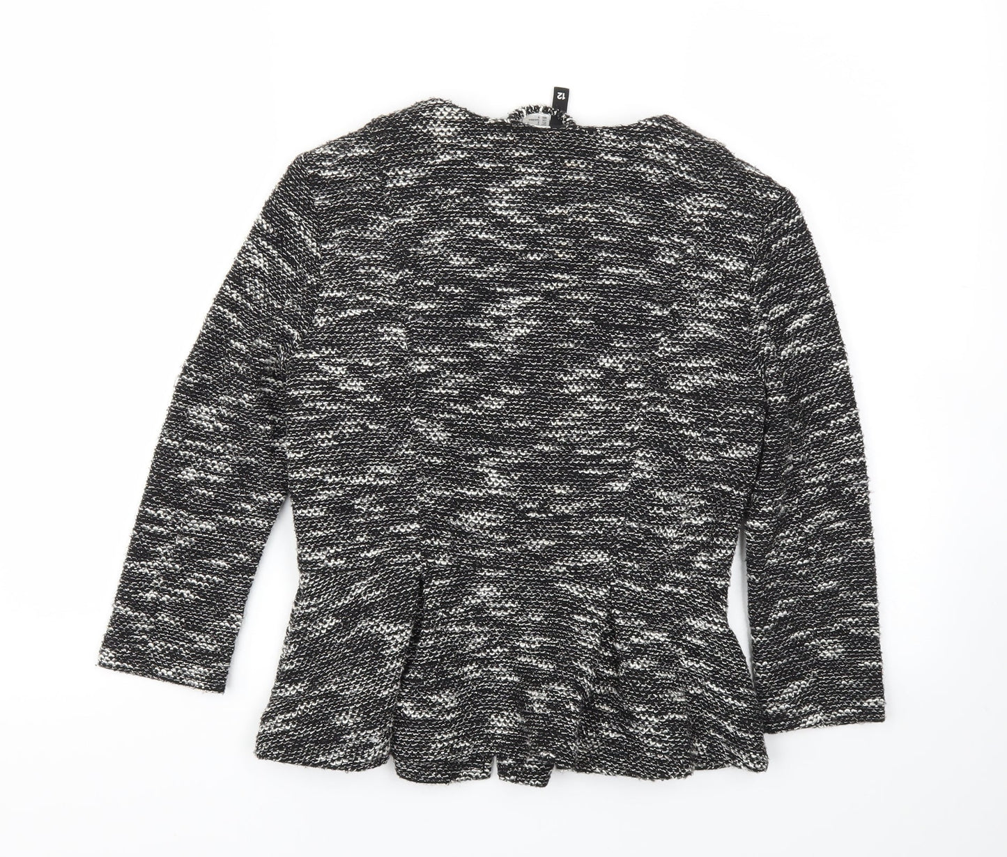 H&M Womens Grey   Jacket Coat Size 12