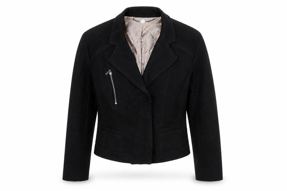 Preworn Womens Black   Jacket Blazer Size 36