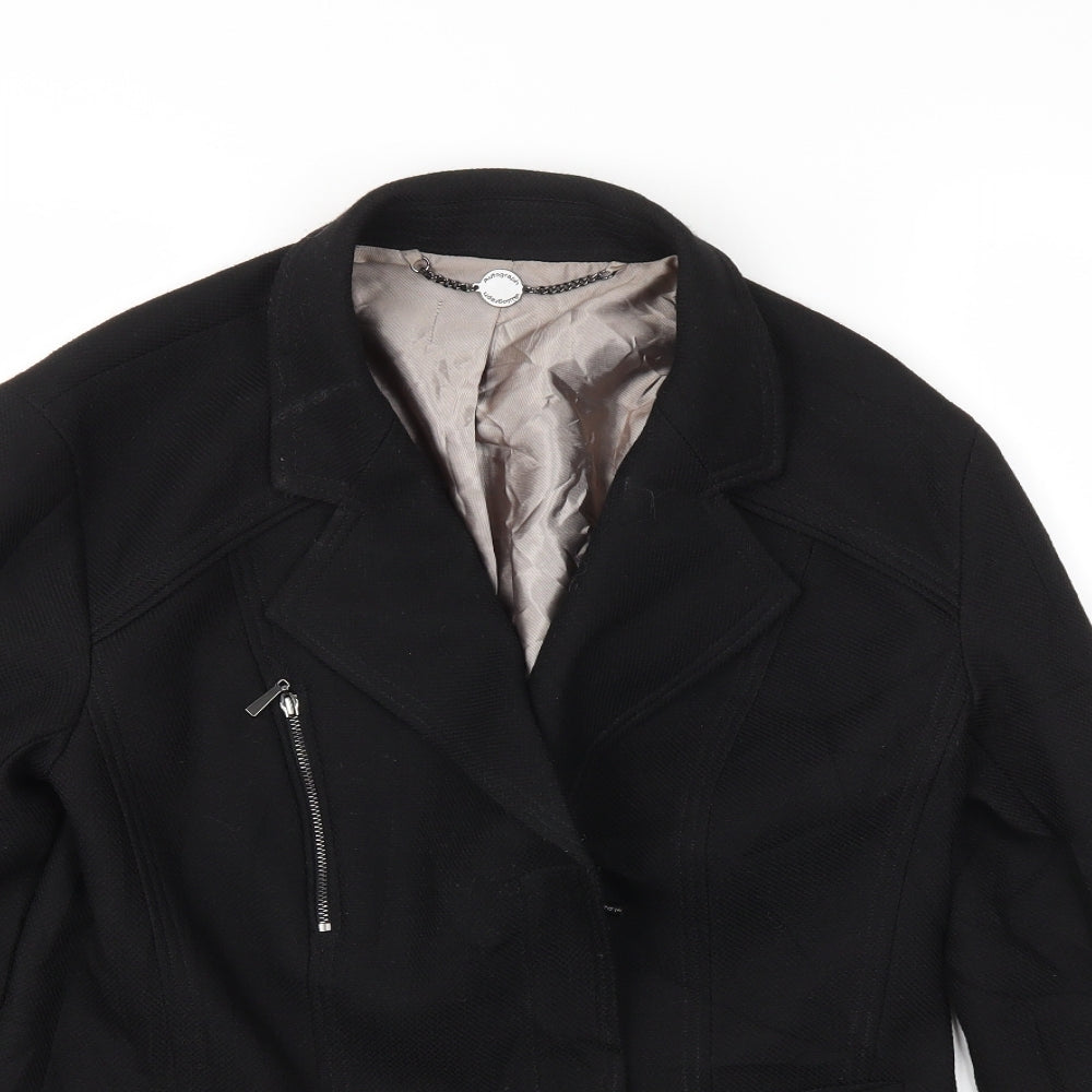Preworn Womens Black   Jacket Blazer Size 36