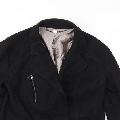 Preworn Womens Black   Jacket Blazer Size 36