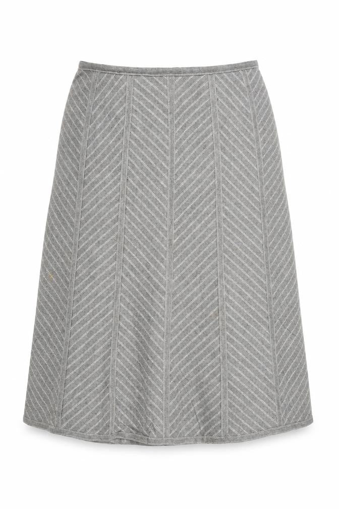 Marks & Spencer Womens Grey   Flare Skirt Size 8