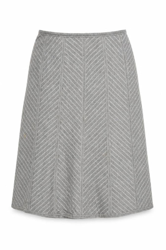 Marks & Spencer Womens Grey   Flare Skirt Size 8