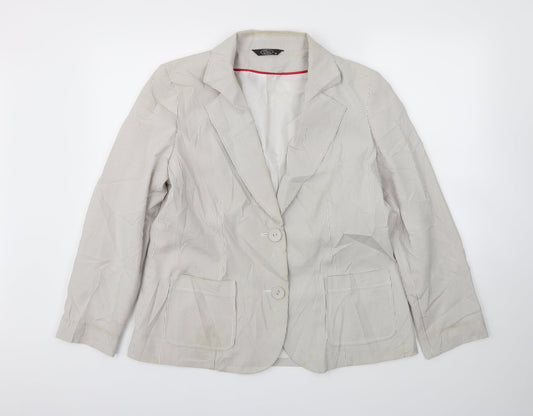 BM Womens Grey   Jacket Blazer Size 18