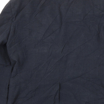 Next  Mens Blue Paisley  Jacket Blazer Size 40