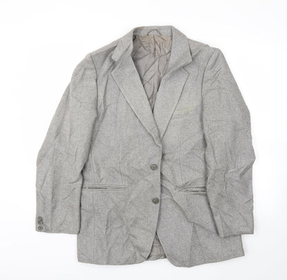 Additional front view of Alexandre men’s grey jacket blazer, size 40