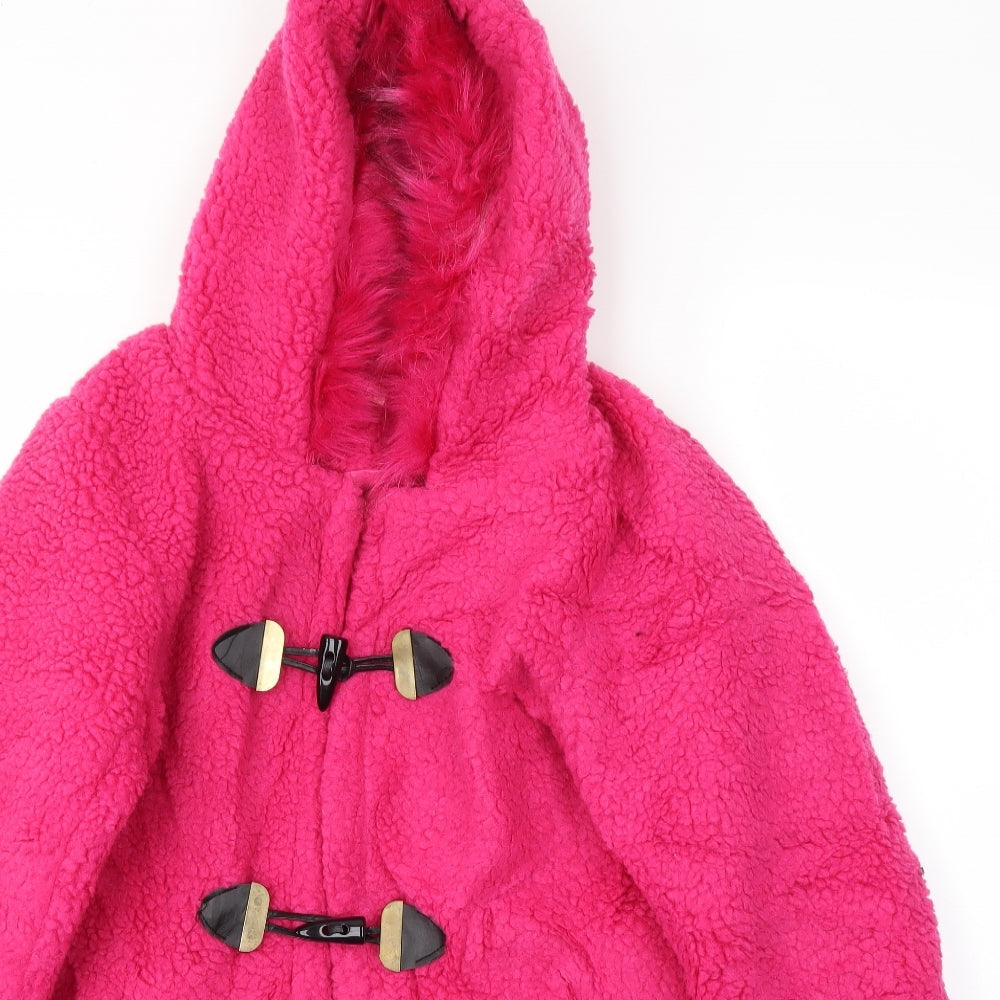 AIBEILI Womens Pink   Jacket Coat Size M