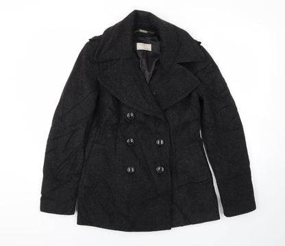 PLANET Womens Black   Jacket Coat Size 8