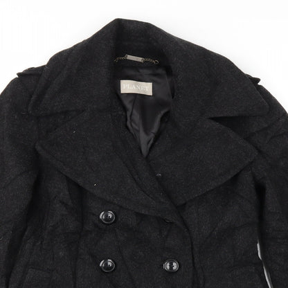 PLANET Womens Black   Jacket Coat Size 8