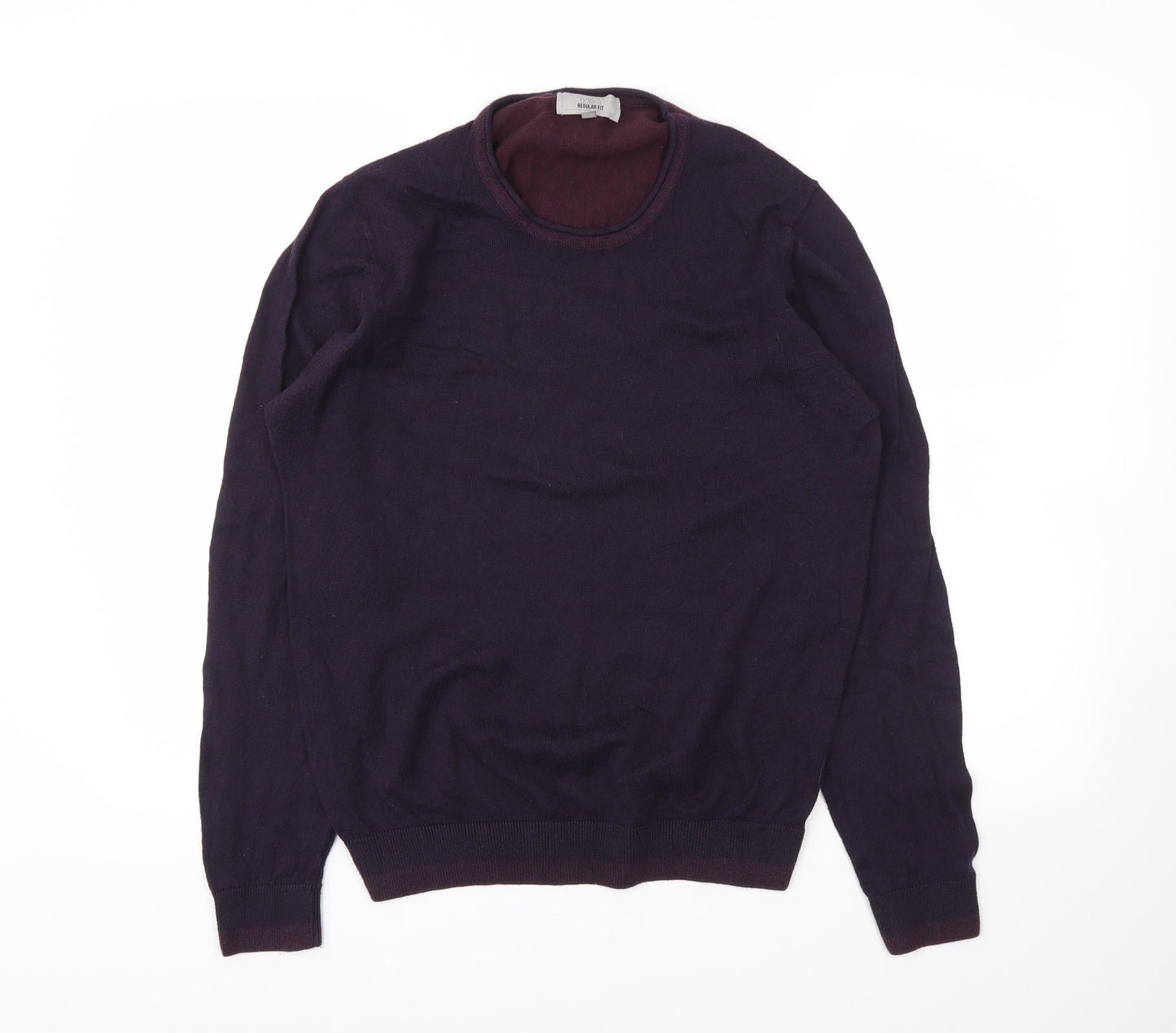 M&S Mens Red   Pullover Sweatshirt Size M
