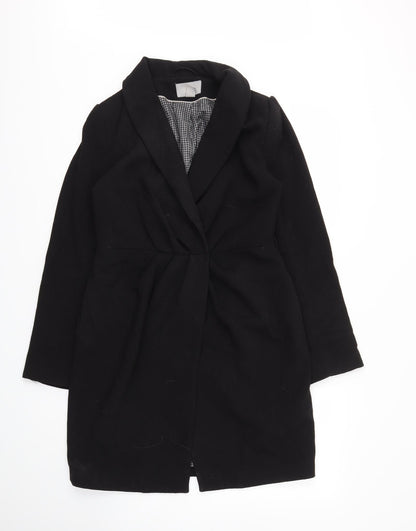 H&M Womens Black   Jacket Coat Size 8