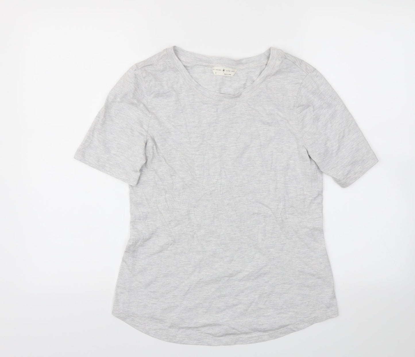 Day dreams  Womens Grey   Basic T-Shirt Size 6