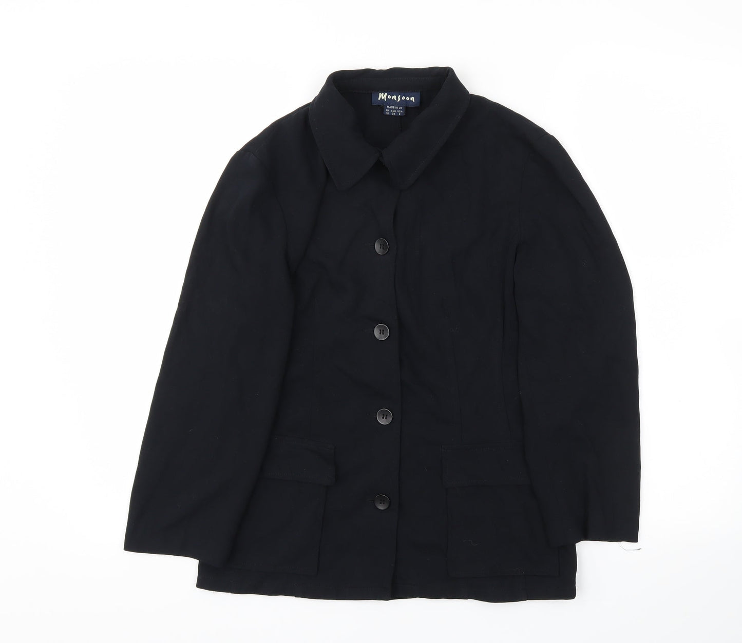 Monsoon Womens Black   Jacket Blazer Size 10