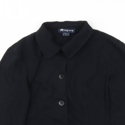 Monsoon Womens Black   Jacket Blazer Size 10