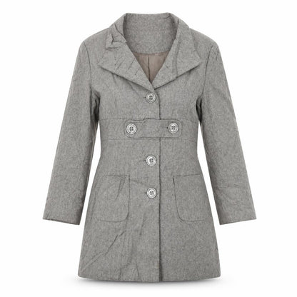 Topshop Womens Grey   Jacket Coat Size 10