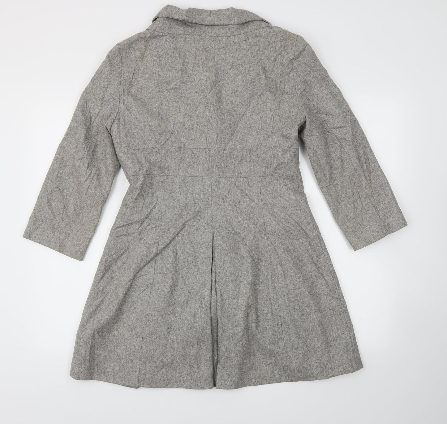 Topshop Womens Grey   Jacket Coat Size 10