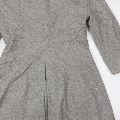 Topshop Womens Grey   Jacket Coat Size 10