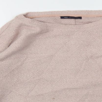 Marks & Spencer Womens Pink   Pullover Jumper Size 12