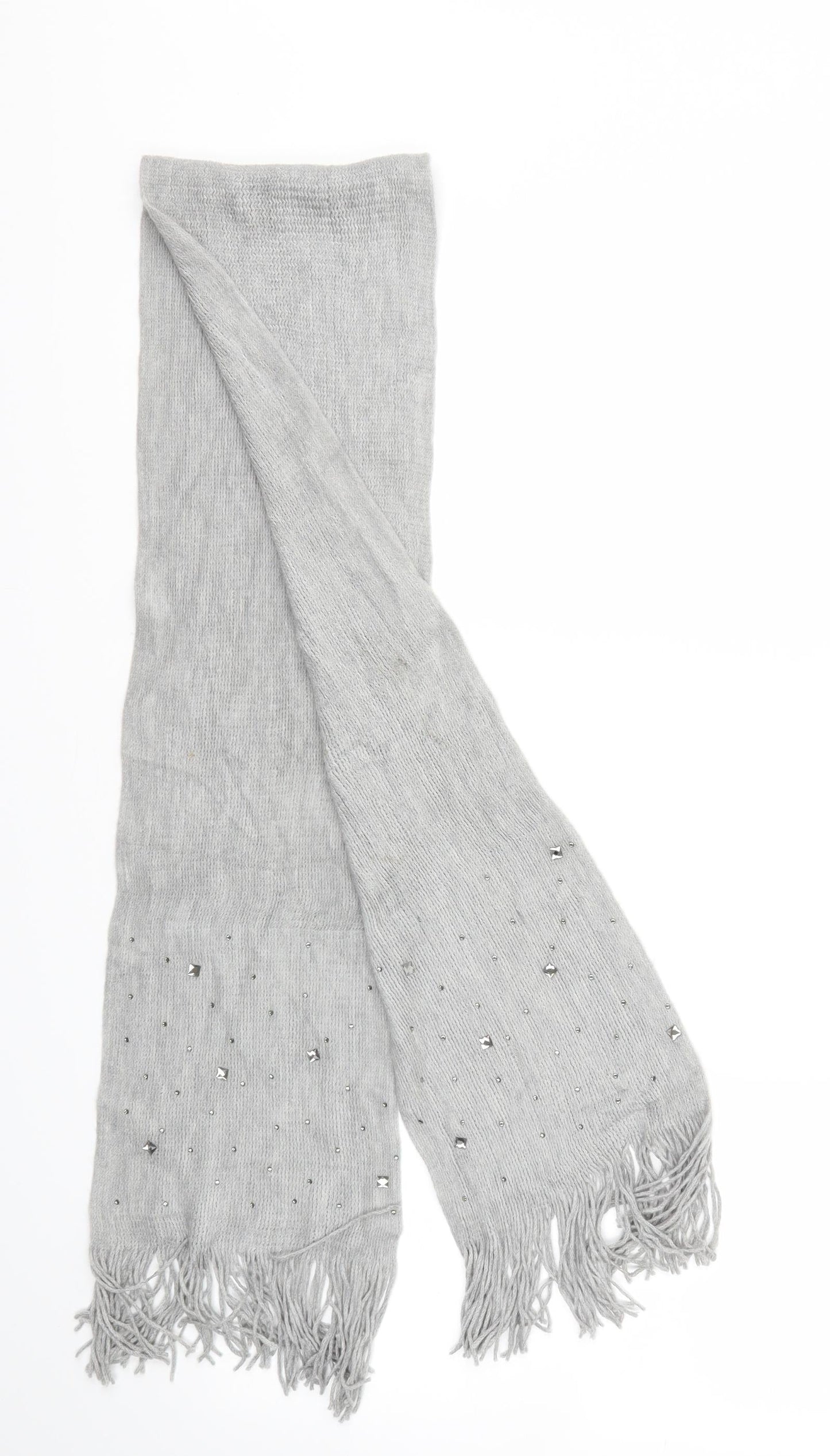 Preworn Womens Grey    Scarf