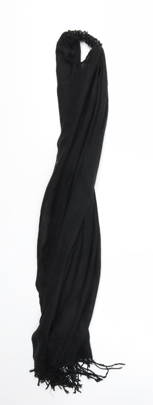 Preworn Womens Black    Scarf