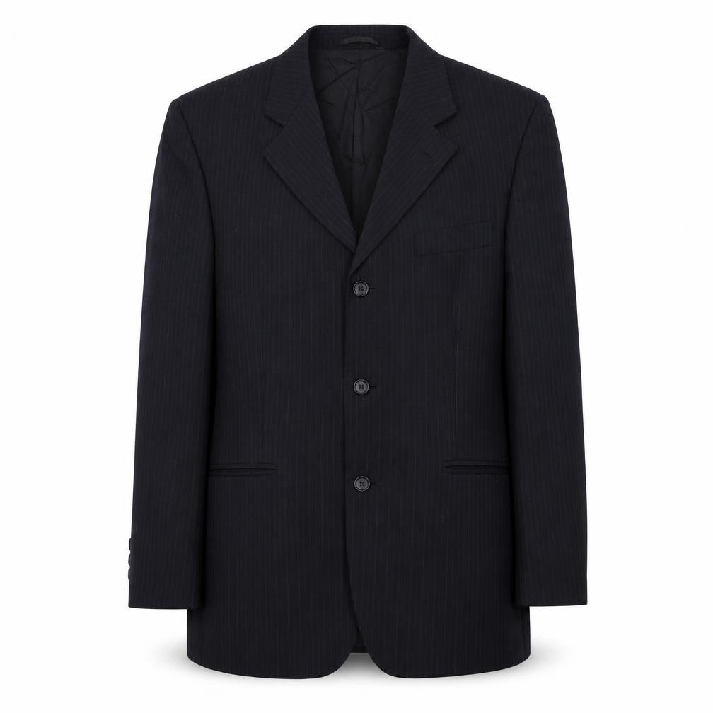Debenhams Mens Blue Striped  Jacket Blazer Size XL