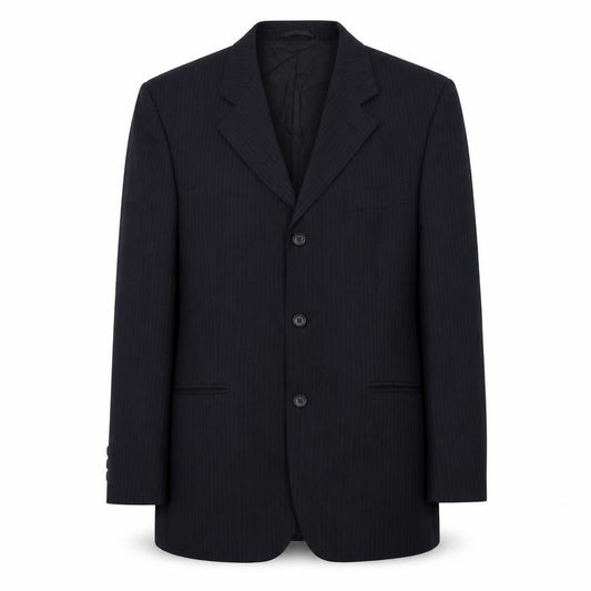 Debenhams Mens Blue Striped  Jacket Blazer Size XL