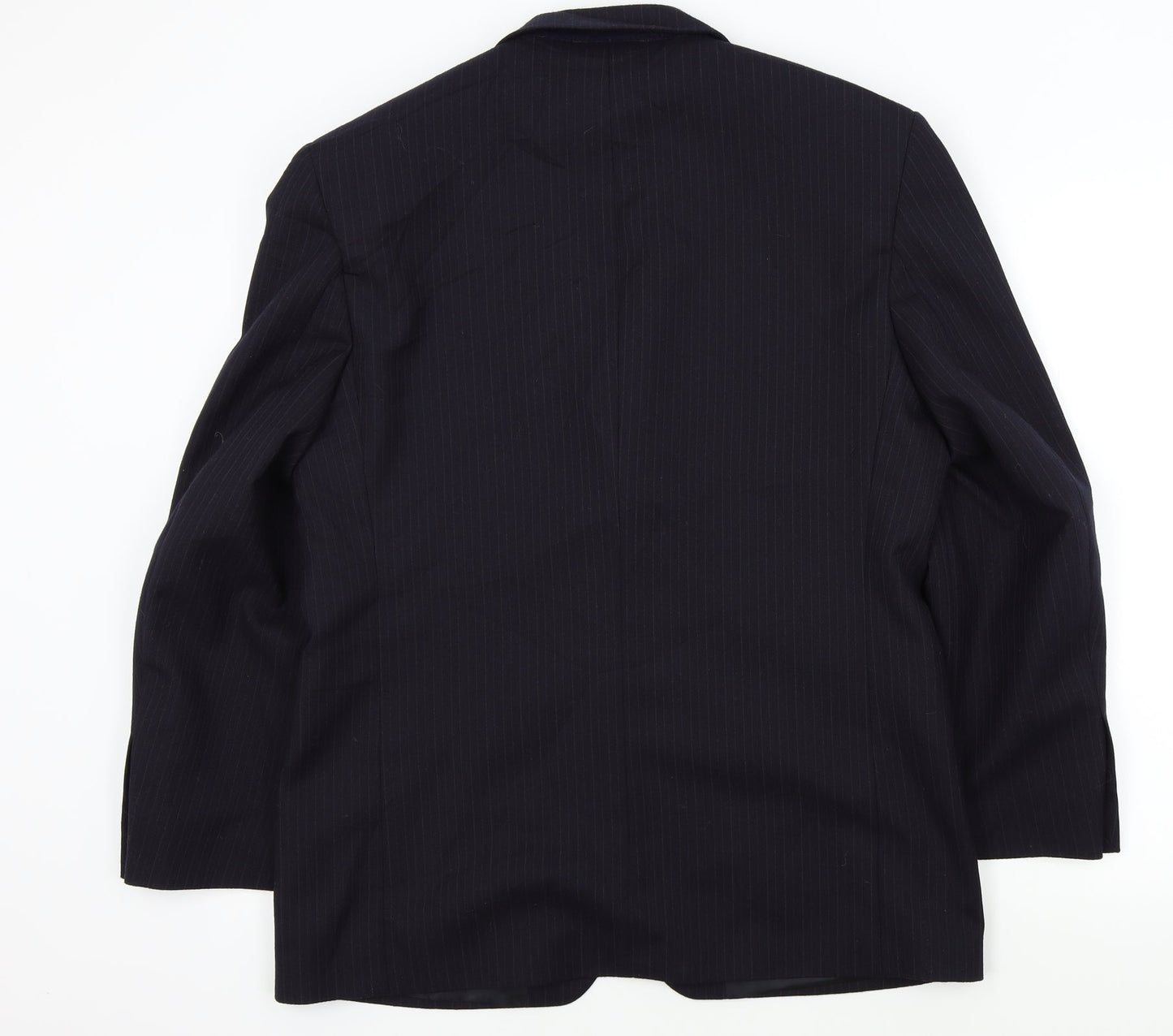 Debenhams Mens Blue Striped  Jacket Blazer Size XL