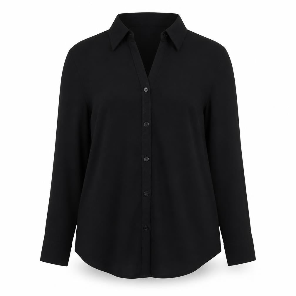 Dorothy Perkins Womens Black   Basic Button-Up Size 12