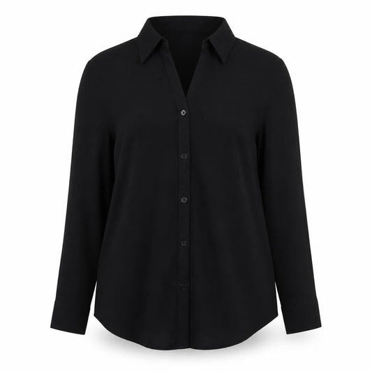 Dorothy Perkins Womens Black   Basic Button-Up Size 12