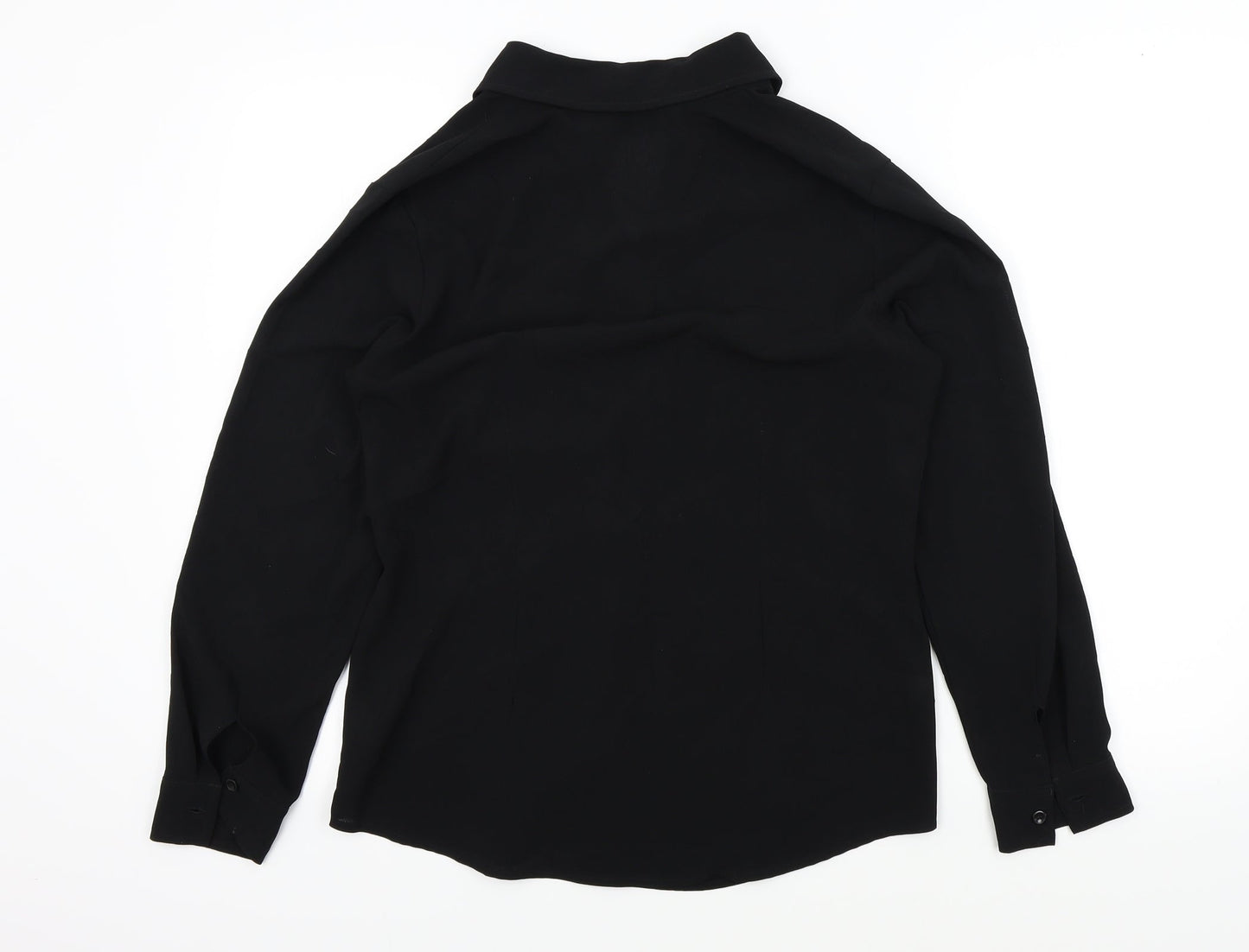 Dorothy Perkins Womens Black   Basic Button-Up Size 12