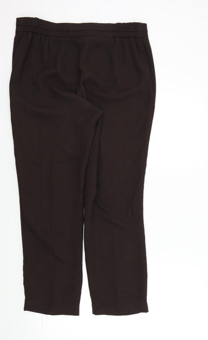 Reflections Womens Brown   Trousers  Size 16 L37 in