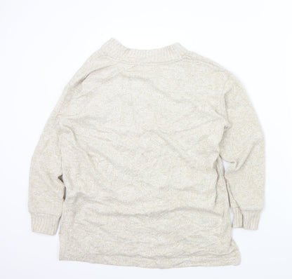 Tu Womens Beige   Pullover Jumper Size 12