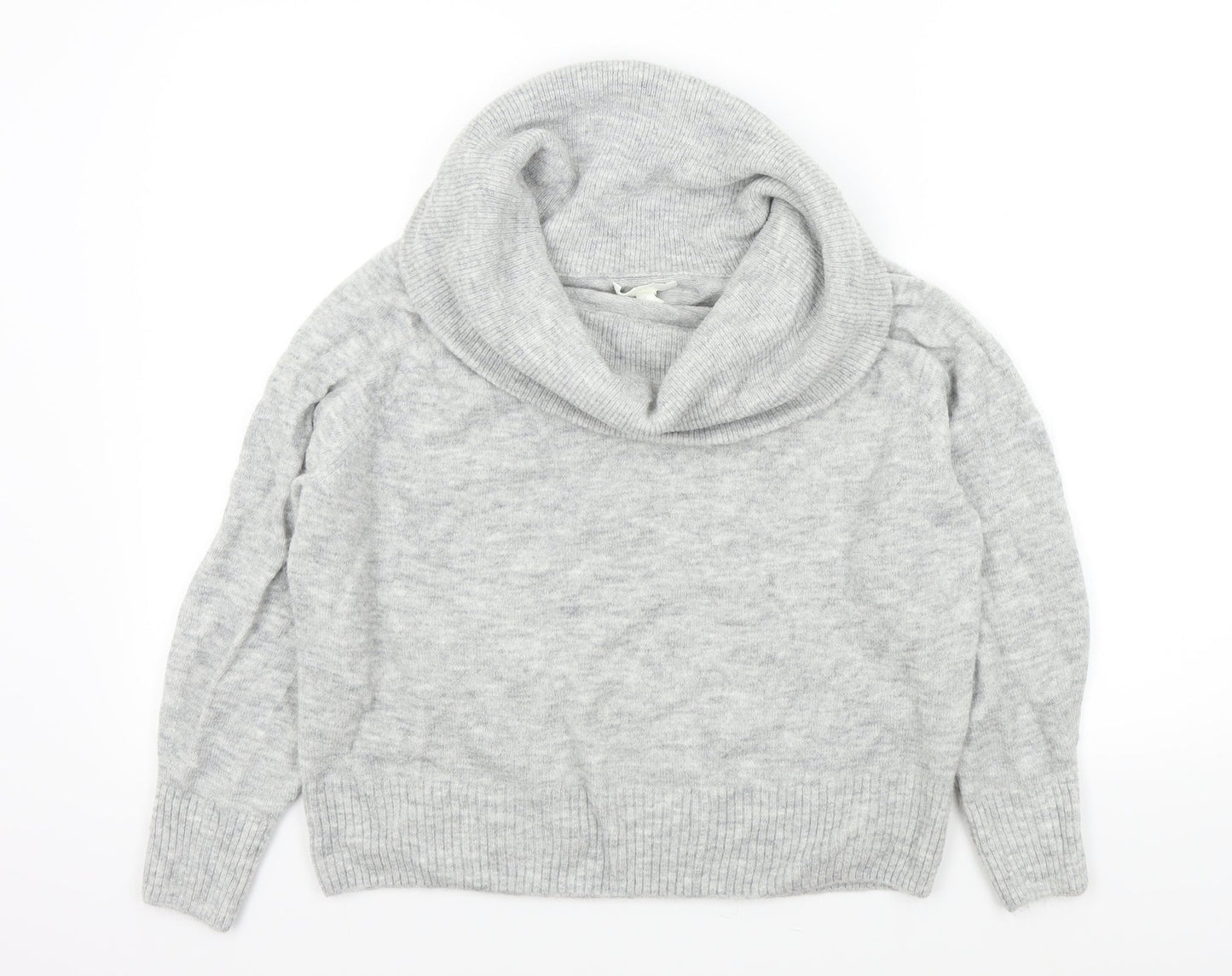 H&M Womens Grey   Pullover Jumper Size S