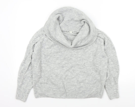 H&M Womens Grey   Pullover Jumper Size S