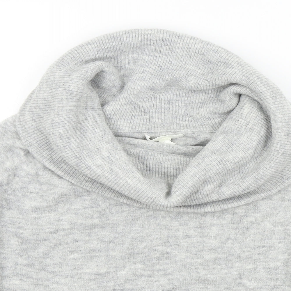 H&M Womens Grey   Pullover Jumper Size S