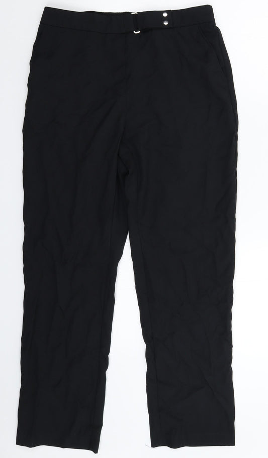 Marks and Spencer Womens Black   Trousers  Size 12 L28 in