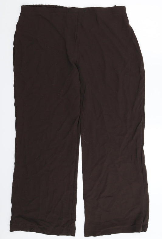 Marks and Spencer Womens Grey   Trousers  Size 18 L29 in