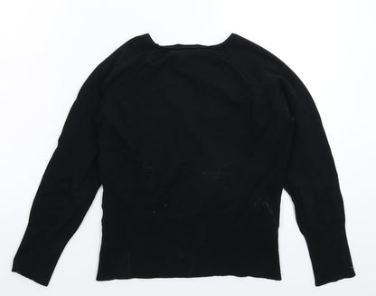 Preloved Florence & Fred Womens Black  Knit Pullover Jumper Size 12 - Back