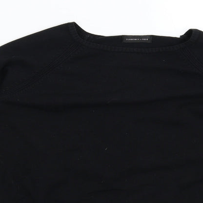 Preloved Florence & Fred Womens Black  Knit Pullover Jumper Size 12 - Detail