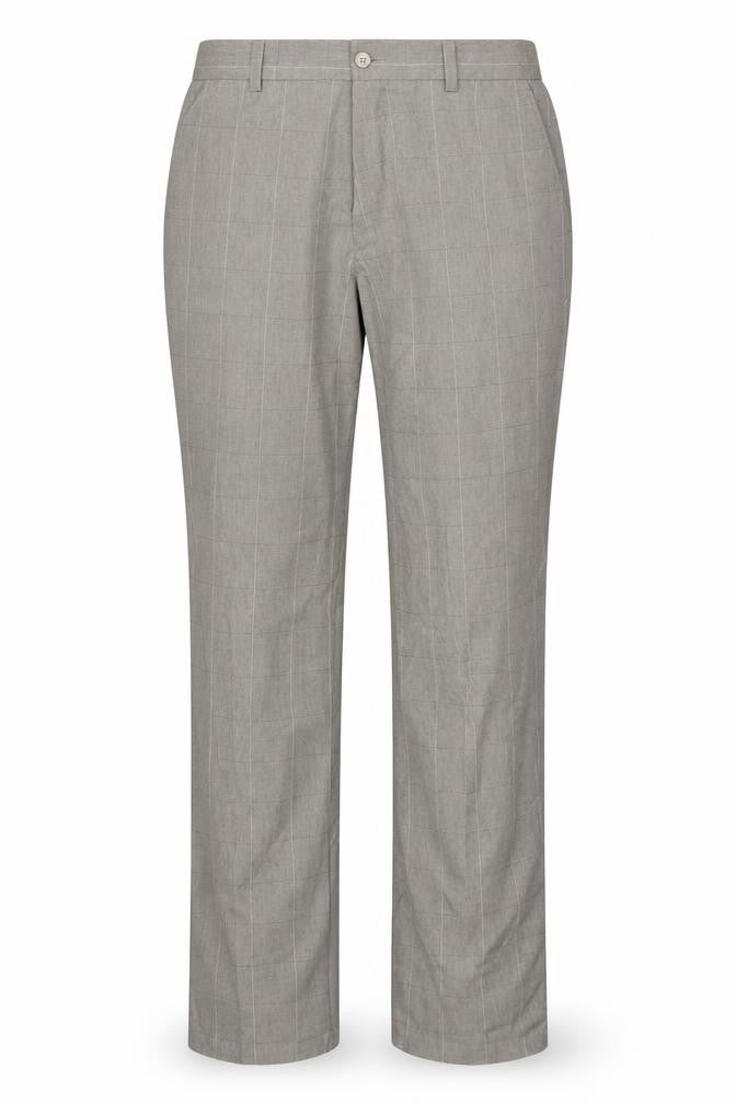 Preworn Womens Grey Check  Trousers  Size 32 L32 in