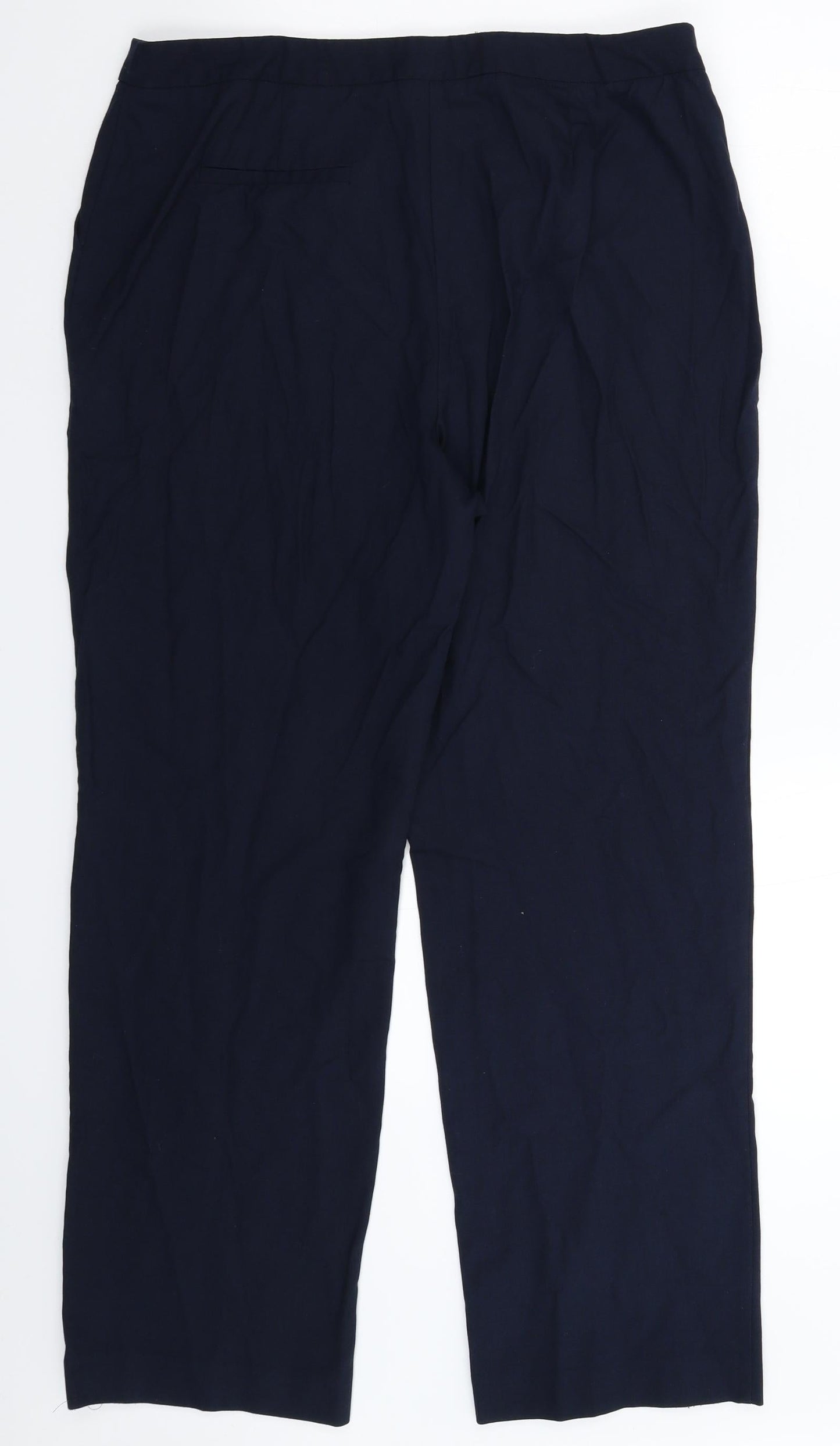 Papaya Womens Blue   Trousers  Size 14 L29 in